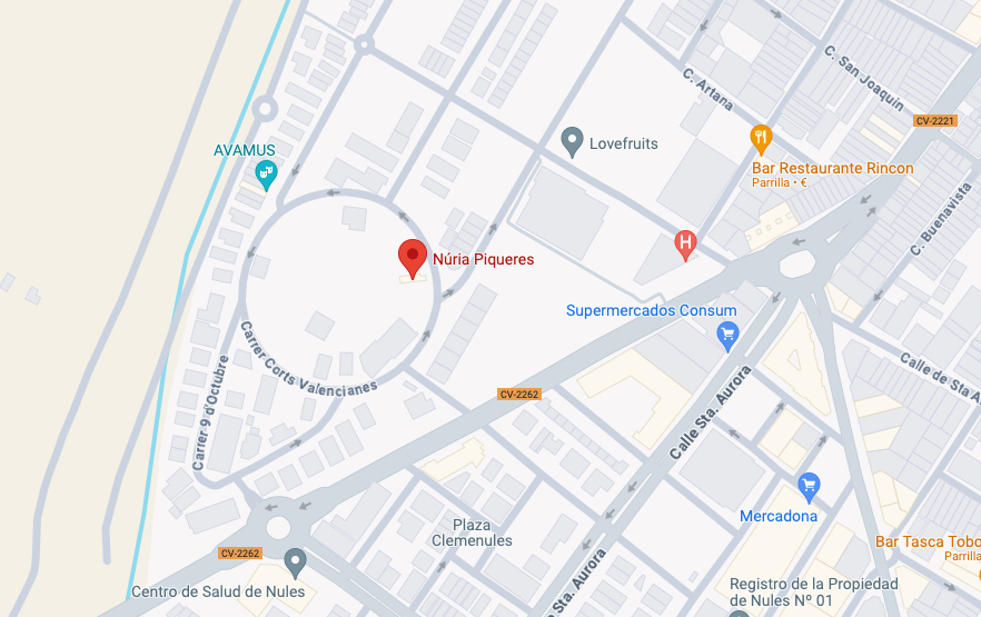 Ubicación del taller