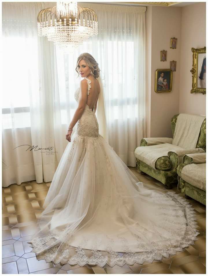 Sandra - Diseño Sirena y Encaje Floral