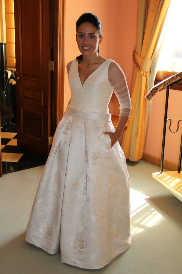 Brocado de seda fallera - Imagen 2