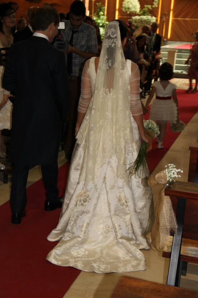 Brocado de seda fallera - Imagen 3